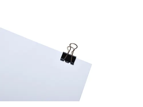 Papierklem MAUL 215 foldback 19mm capaciteit 7mm zwart