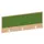 baliepaneel,v. bureau,aanbouw achter,B 1200mm,NE-esdoorn,BN7048-groen