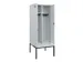 armoire vestiaire avec banc noir et blanc,HxlxP 2120x800x815mm