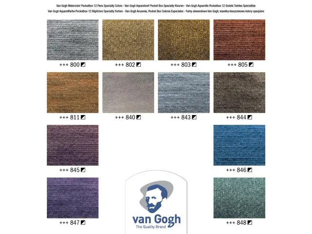 Aquarelverf 12St. Metallic- Interference Kleur