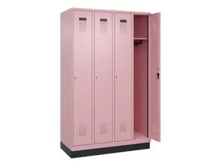 locker,HxBxD 1950x1200x500mm,4vak,vak B 300mm,cil.-slot,sokkel - 2
