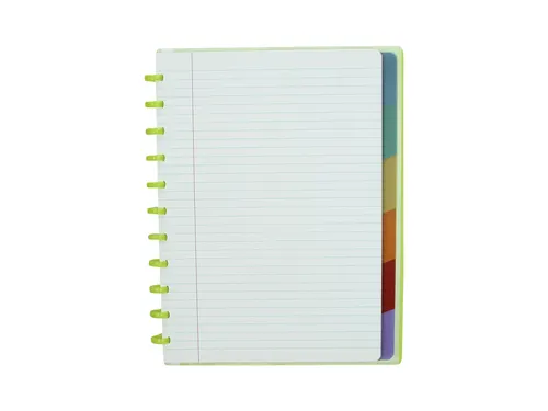 Schrift Atoma A4+ lijn 120blz 90gr PP transparant assorti