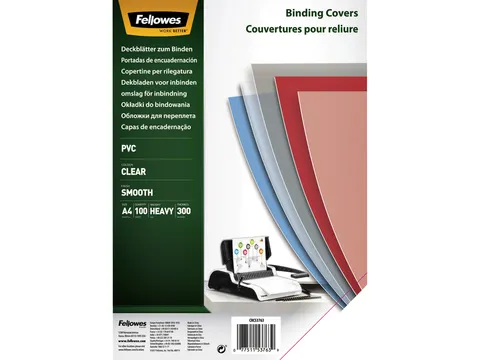 Voorblad Fellowes A4 Pvc 300 Micron Voordeelbundel