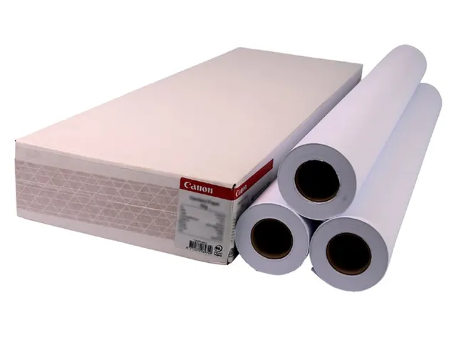 Inkjetpapier Canon 914mmx50m 80gr standaard 3 rollen