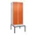 locker voor scheiding van kleding,HxBxD 2120x800x815mm,2vak