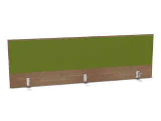 opzetpaneel,v. bureau,aanbouw achter,B 1800mm,NT-cherry,BN7048-groen - 1