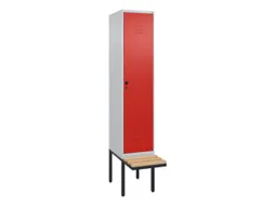 locker voor scheiding van kleding,HxBxD 2120x400x815mm,1vak