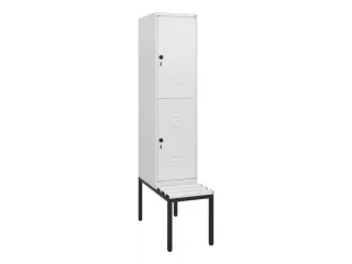 Dubbeldekse dekenkist,HxBxD 1950x400x815mm,1x2vak.,vak B 400mm - 1