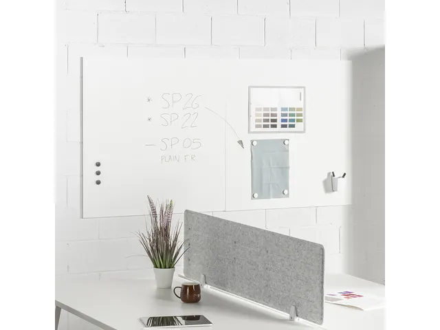 Whiteboard Rocada Skin Duo 2x module 120x120 cm wit