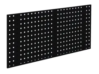 Geperforeerde Plaat Staalplaat Hxb 450x1000mm Ral 9005 Gitzwart - 2