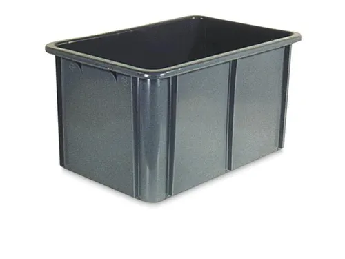 Stapelbak Pe Hxlxb 320X600X400Mm Inhoud 60L Grijs