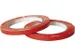 Zakkensluittape Raadhuis 9mm x 66m PVC rood krimp a 16 rol