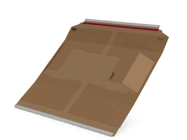Wikkelverpakking 396x328x112mm Bruin Enkelgolf Zelklevend 20kg