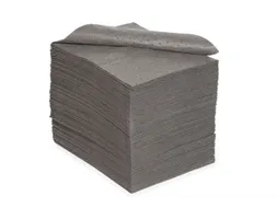 sorbent,mat,LxB 500x400mm,opnamecapaciteit 160l/VE,vlies,donkergrijs