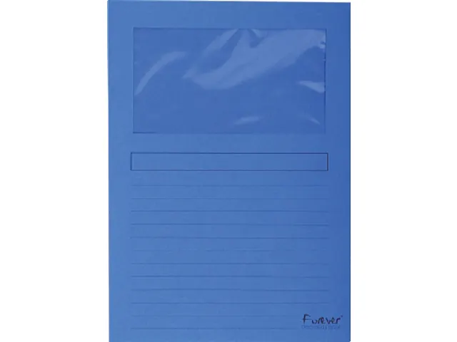 Venstermap Exacompta Forever L-map 120gr karton Donkerblauw