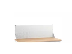 plaque de rangement perforée Hxl 480x1500mm acier RAL7035