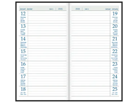 Timeplan 23M Seta geassorteerde kleuren 2026