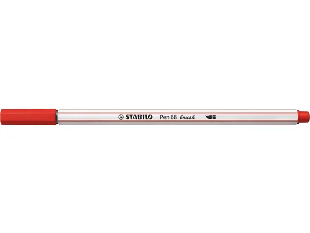 Brushstift STABILO Pen 568/48 karmijnrood