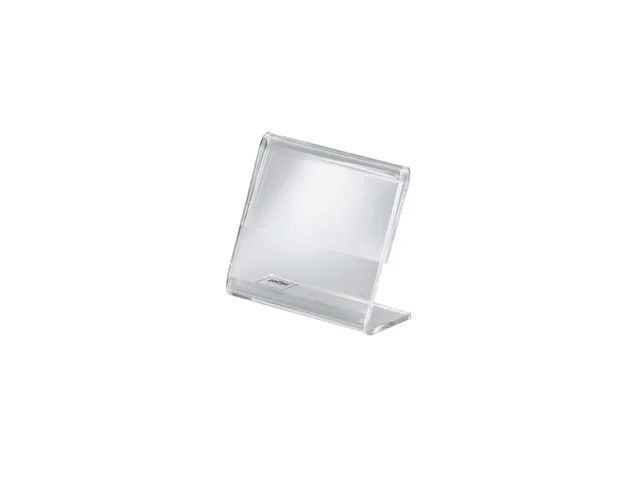 Info/prijsstandaard Sigel A9 dwars transparant acryl doos a 10 stuks