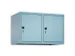 opzetkast,v. locker,2vak.,vak B 400mm,HxBxD 500x800x500mm,draaigrendel