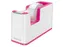 Plakbandhouder Leitz WOW wit/roze
