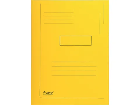 Dossiermap Exacompta Forever A4 2 kleppen 290gr geel