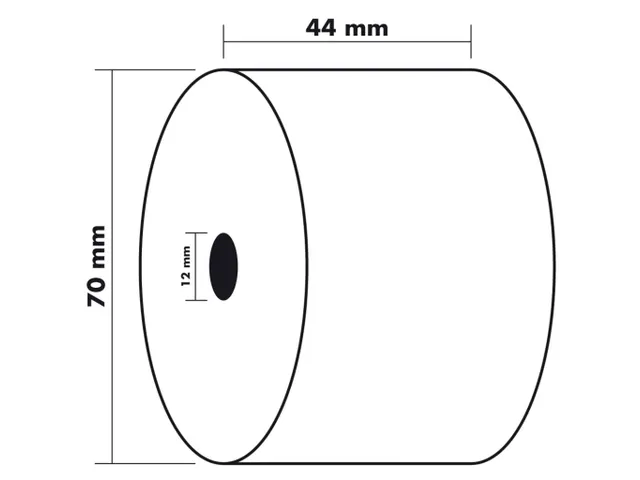 Telrol Thermisch 44mm breed 44x70x12mm