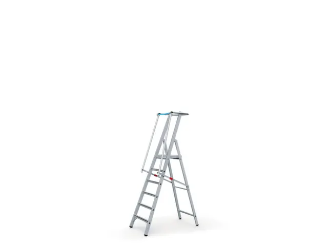 Platformladder Aluminium Bordes H X B X D 1580X 400X 400Mm 6Treden