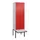 PBM-locker met bank,HxBxD 2120x600x815mm,2vak,vak B 300mm,cil.-slot