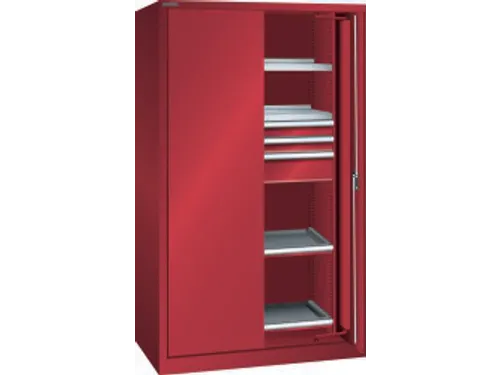 zwaarlastkast met zwenkdeuren,HxBxD 1950x1146x690mm,lak RAL3003