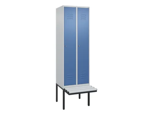 locker voor scheiding van kleding,HxBxD 2120x600x815mm,2vak