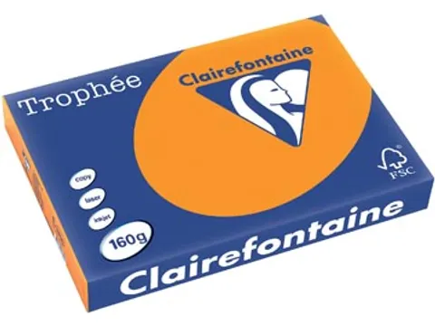 Trophée Intens gekleurd papier A3 160 gram 250vel feloranje