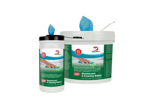 Dreumex Disinfectant & Cleaning Desinfectiedoekjes bus 170 stuks blauw