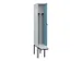 locker met bank,voor scheiding van kleding,HxBxD 2120x300x815mm,1vak
