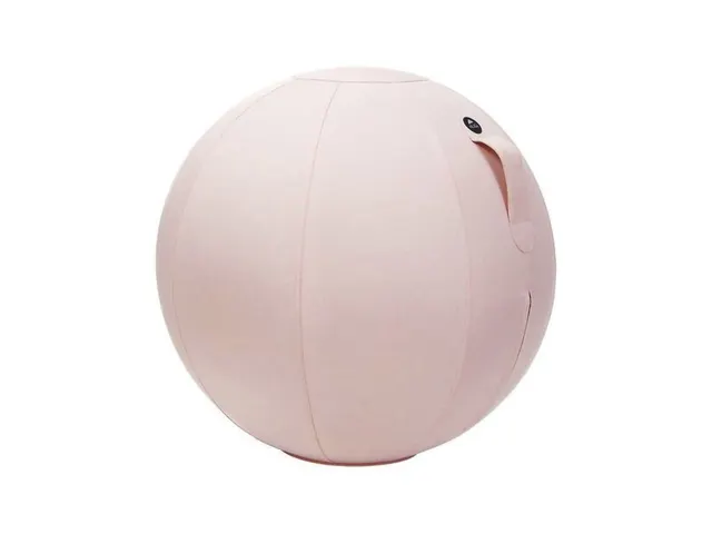 Ergoball ergonomische zitbal lichtroze Ø 65 cm.