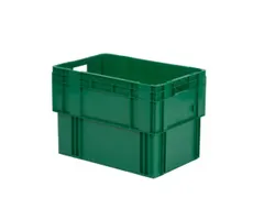 Euronorm Draaistapelbak Pp Hxlxb 420X600X400Mm 80L Groen