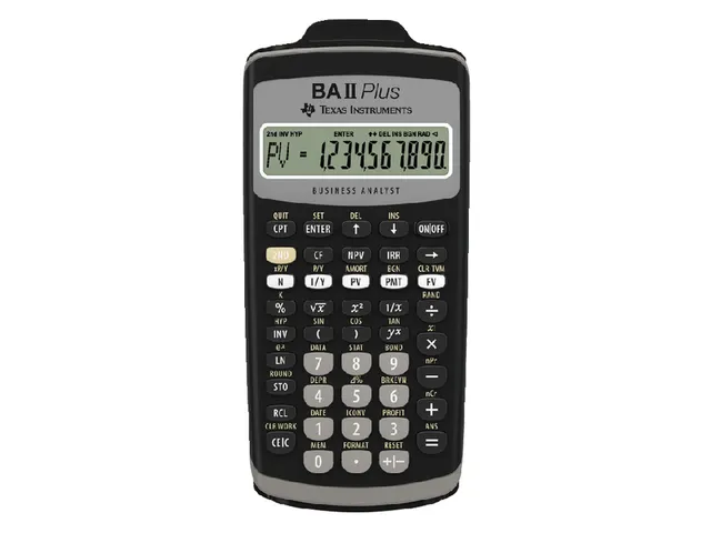 Rekenmachine Ti Ba Ii Plus