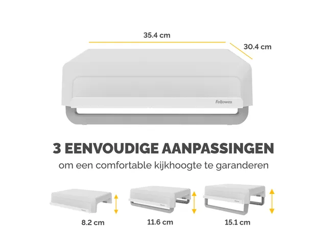 Monitorstandaard Fellowes Breyta wit