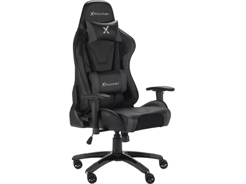 Xrocker Agility Gaming stoel carbon zwart verstelbaar PU leer 100kg