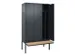 locker voor scheiding van kleding,HxBxD 2120x1200x815mm,3vak