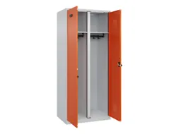 locker voor scheiding van kleding,HxBxD 1850x800x500mm,2vak