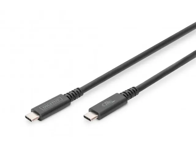 USB 4.0-aansluitkabel Type-C - Type-C max. resolutie 8K@60Hz 1m Zwart