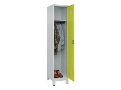locker,HxBxD 1950x400x500mm,1vak,vak B 400mm,cil.-slot,voeten