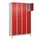 lockerkast,HxBxD 1950x1200x500mm,4x4vakken,vak B 300mm,cil.-slot