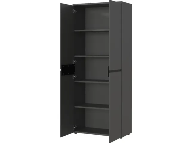 dossierkast,HxBxD 1970x810x400mm,4xhouten legbord,5ordnerhoogte