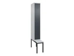 locker met bank,HxBxD 2120x300x815mm,1vak,vak B 300mm,cil.-slot