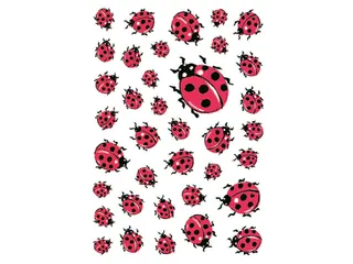 Sticker Etiket Herma 5439 Lieveheersbeestje 111 stuks - 1