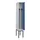 locker voor scheiding van kleding,HxBxD 2120x300x500mm,1vak