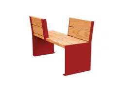 zitbank,B 1200mm,3latten,hout-zitting licht eikenhout,zitting H 450mm