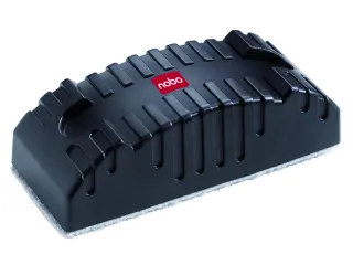 Whiteboardwisser Nobo magnetisch zwart - 1